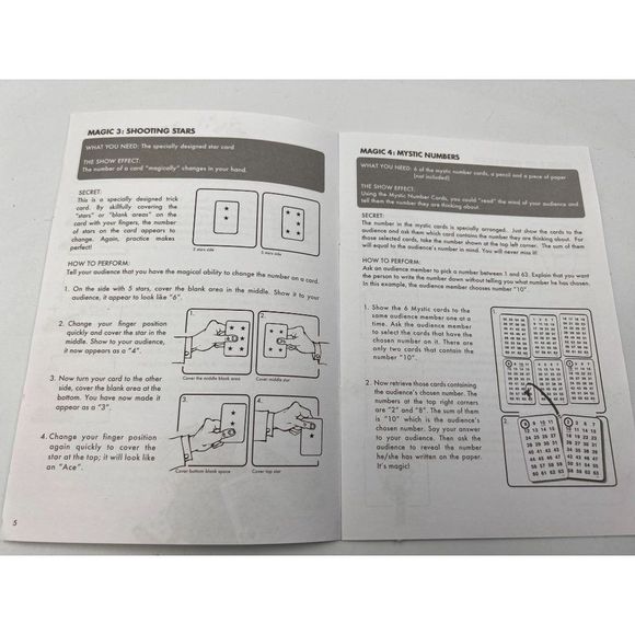 4M Kidz Labz Magic Kit Tricks Assortment Toy Over Age 8 - Picture 11 of 16